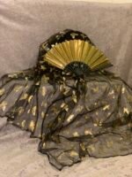 ⁦طرحه تل فراشه -اسود⁩ - الصورة ⁦2⁩