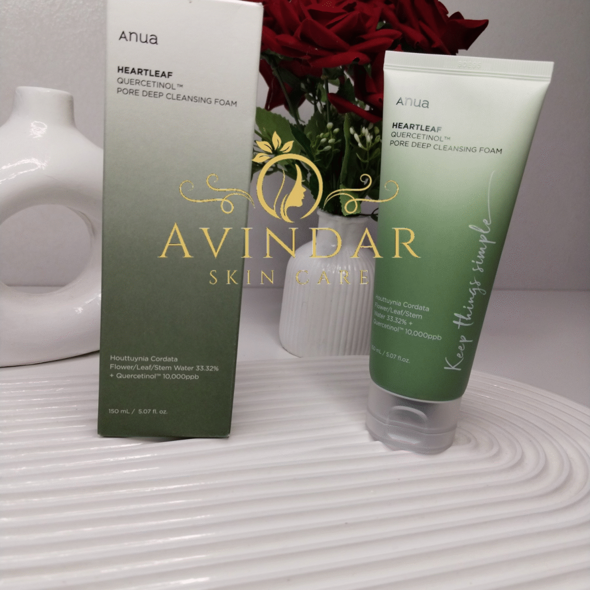 ⁦Anua - Heartleaf Quercetinol Pore Deep Cleansing Foam⁩ - الصورة ⁦1⁩