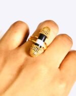 ⁦خاتم السوميت ( ابيض و اسود )⁩ - الصورة ⁦2⁩