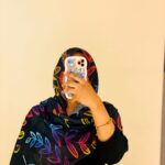 طرحة قطن تركي مشجرة باللون الكحلي