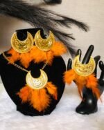 ⁦طقم القمر بوبا مع الريش⁩ - الصورة ⁦2⁩