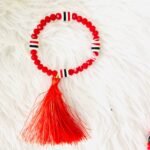 ⁦اساور الخرز الاحمر و القصيص⁩ - الصورة ⁦4⁩