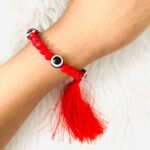 اساور الخرز الاحمر و القصيص