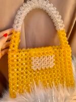 Beaded Bag🤍🥭