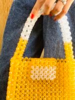 ⁦Beaded Bag🤍🥭⁩ - الصورة ⁦2⁩