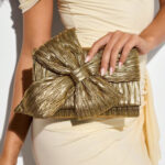 SHEIN BAE Women Bow Decorated Clutch Handbag, Suitable For Date, Party, Club, Evening Occasion