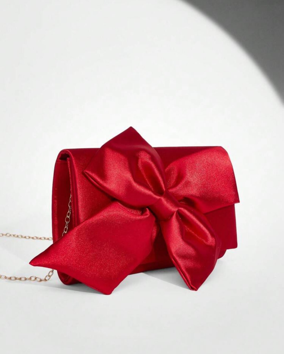 ⁦SHEIN BAE Women Bow Decorated Clutch Handbag, Suitable For Date, Party, Club, Evening Occasion⁩ - الصورة ⁦4⁩
