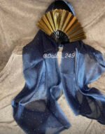 ⁦طرحه كريستال دلع-كحلي⁩ - الصورة ⁦2⁩