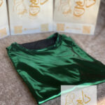 فستان توب سوداني اخضر زرعي -فستان دلع