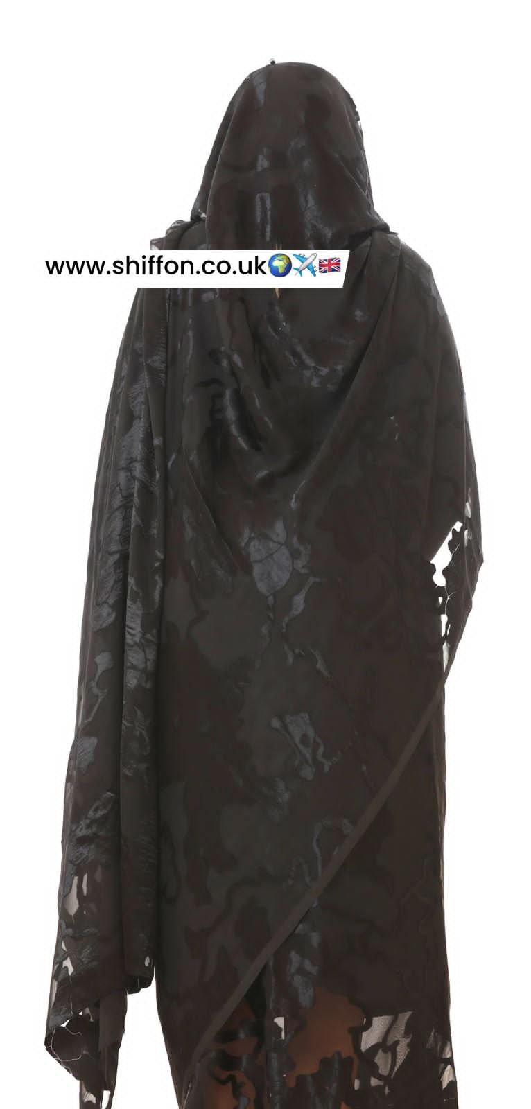 IMG-20251005-WA0011 Black pattern half Width Jacquard Silk - الصورة 2