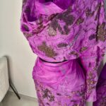 توب حرير مشغول كريستال