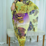 توب اصفر مدرج بنفسجي