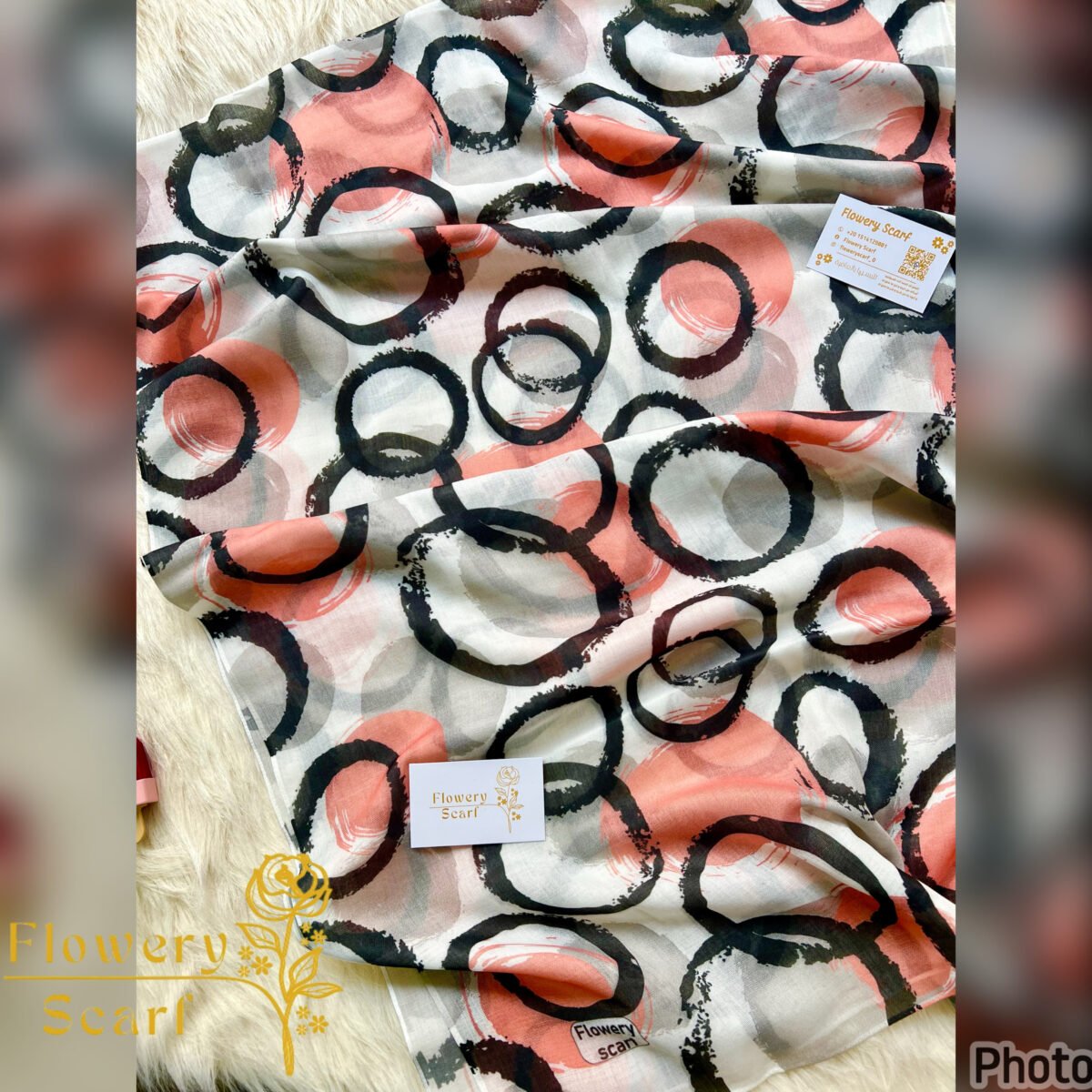 ⁦طرحة مشجرة⁩ - الصورة ⁦3⁩