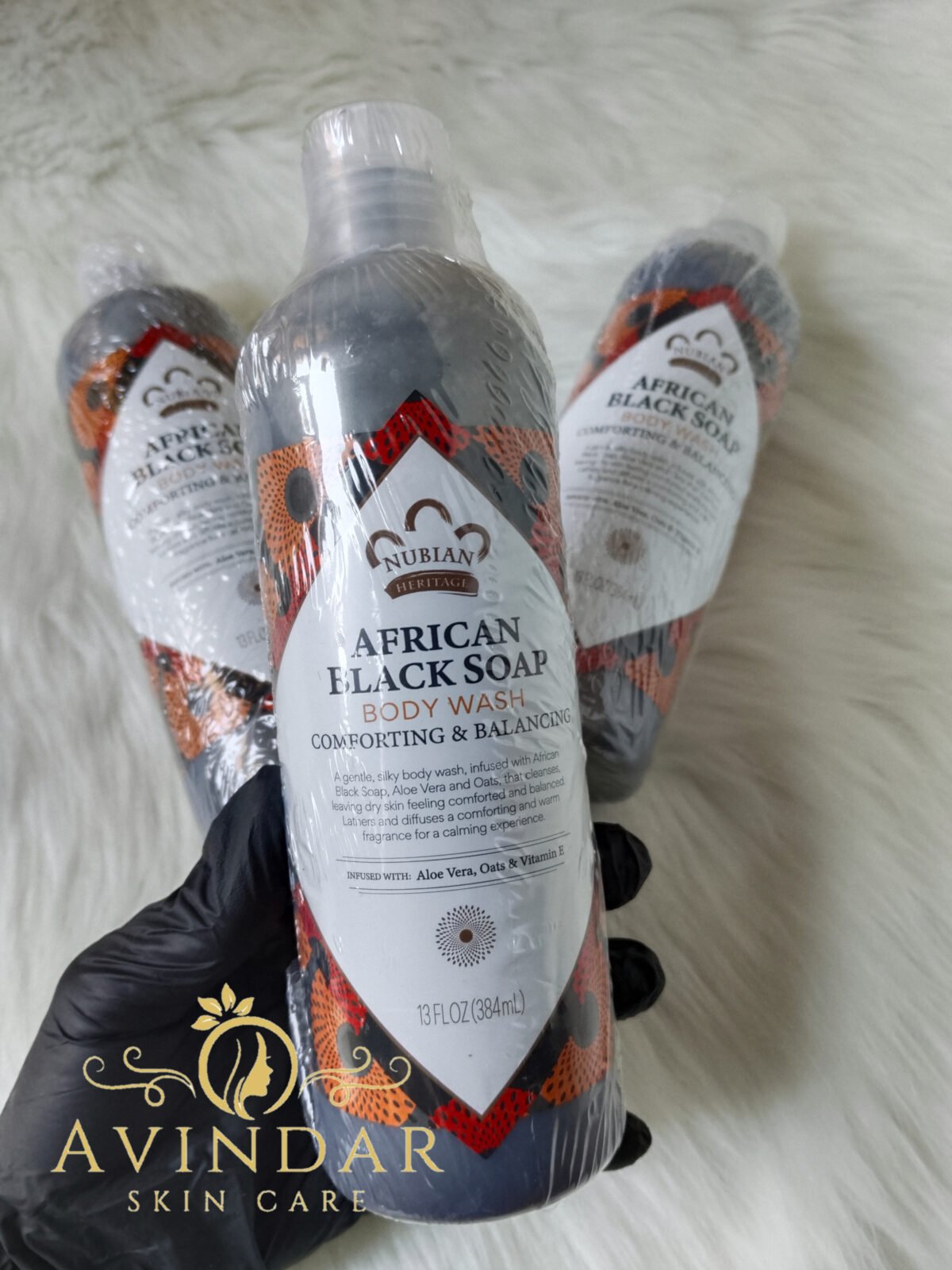 ⁦African black soap body wash⁩ - الصورة ⁦2⁩